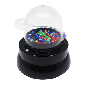 Máquina de Lotería Digital con Agitación Automática - Torre de <span class=keywords><strong>Bolas</strong></span> de <span class=keywords><strong>Bingo</strong></span> Portátil de ABS para Noches de Juego en Familia y Eventos de <span class=keywords><strong>Grandes</strong></span> Grupos - Product Image 2