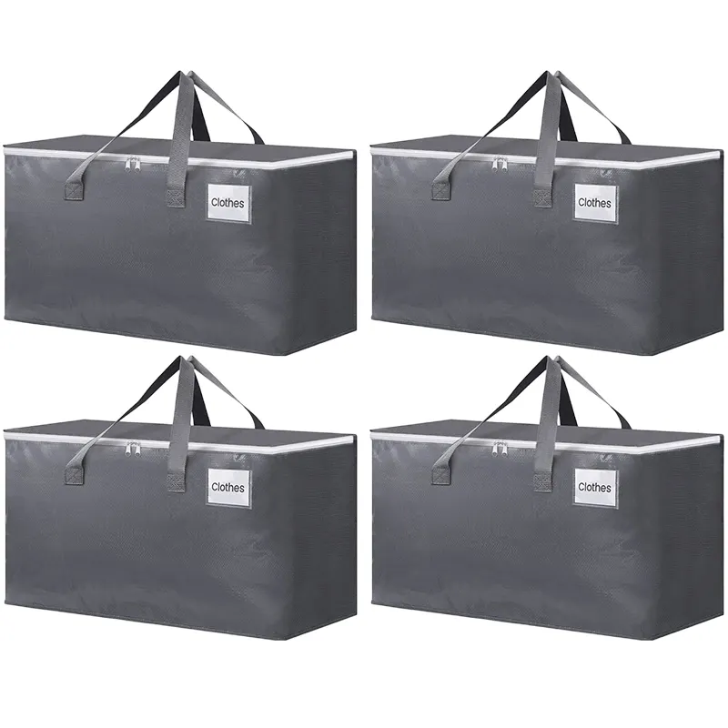 사용자 정의 방수 PP 짠 이동 가방 헤비 듀티 더플 가방 접이식 의류 보관 가방