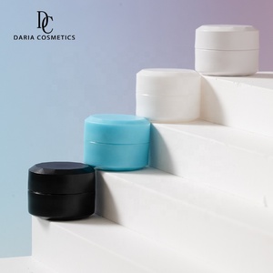 Tarro de plástico popular 2G blanco y azul para cosméticos, <span class=keywords><strong>serie</strong></span> de tarros de crema con tapa de plástico y aluminio para envasado - Product Image 6