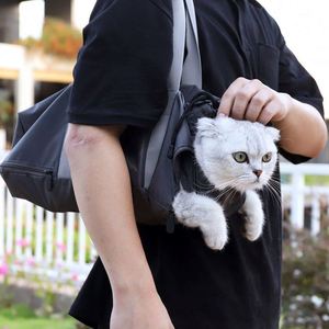 Sac de transport pour chat anti-évasion, idéal pour les sorties, les voyages et le toilettage, y compris la coupe des ongles - Échantillon gratuit - Product Image 2
