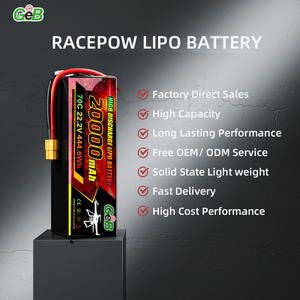 고율 배터리 팩 50C 74C 100C 3S 6S 11.1V 22.2V 충전식 리튬 이온 배터리 22.2v 18000mAh 리포 폴리머 배터리 - Product Image 2