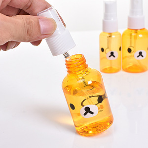 <b>Cute</b> <b>Bear</b> Face Spray Bottle 30Ml Manual Facial Mist Sprayer For Toner Travel Use - Product Image 2