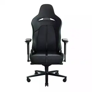 Stuhl เก้าอี้เล่นเกมคอมพิวเตอร์,เก้าอี้เล่นเกม Pc ตามหลักสรีรศาสตร์สีดำชมพูพนักพิงหลังสูง