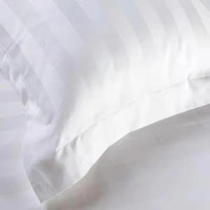 Lenzuolo di cotone 100% bianco lenzuolo Set Queen King Size 200 filo <span class=keywords><strong>Count</strong></span> Hotel misure all'ingrosso lenzuola copripiumino - Product Image 5