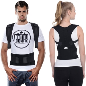 Correcteur de posture magnétique en néoprène pour hommes et femmes, <span class=keywords><strong>corset</strong></span> respirant pour le dos, ceinture d'épaule pour le soutien de la colonne vertébrale, la sécurité physique - Product Image 3