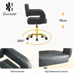 High Quality PU Leather Technician Chair Customized Color Lift Rotate Pulley Beauty Salon Technician <b>Stool</b> Chairs - Product Image 3