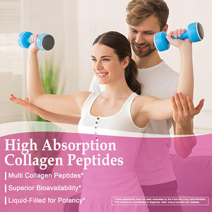 Cápsulas de Péptidos de Colágeno Múltiple para Adultos OEM/ODM para el Crecimiento del Cabello y la Elasticidad de la Piel, Apoyo Inmunológico, Bajo en Azúcar, Porción Personalizada - Product Image 2