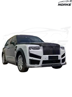 Nouvel ensemble de pare-chocs avant en fibre de carbone forgée avec garniture de calandre pour Rolls-Royce Cullinan, kit carrosserie à fixation par boulons, ajustement parfait à 100 %, garantie 1 an