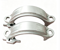 Ensemble de pinces de précision en acier inoxydable, raccord rapide, extrémité de soudage rapide, personnalisable OEM pour fixation de boucle à bride de mandrin