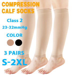 Perban kompresi betis Medis tinggi lutut terapi 20-30mm HG untuk bidai - Product Image 5