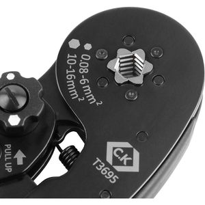 C.K <b>Wire</b> Crimper 0.08-16 mm Ergonomic Grip Industrial Grade Front Entry Steel <b>Tool</b> - Product Image 3