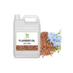 Selling Bulk Cold Pressed High Quality Pure Aromatic Grade Natural Flaxseed Essential Oil Carrier Oil Wholesale Price