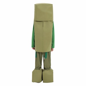 Disfraz de Minecraft Creeper para niños, disfraz de cosplay para fiesta de Halloween, actuación en escenario, diseño de píxeles verdes - Product Image 3