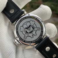 STEELDIVE SD1903 Nouveauté Montre de plongée en acier 46,5 mm Super Lumineuse C3 Couronne Unique 200M 20ATM Montres de plongée pour hommes
