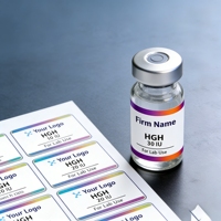 Étiquettes en vinyle résistantes à l'huile, 3 ml, 5 ml, 10 ml, pour flacons injectables, industrie pharmaceutique