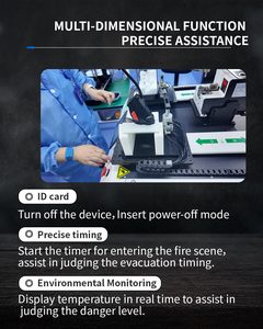 Dispositif antidéflagrant Ex Ib IIC <span class=keywords><strong>T4</strong></span> Gb PASS Système de sécurité d'alerte personnelle Balise d'urgence pour les équipes de lutte contre les incendies - Product Image 5