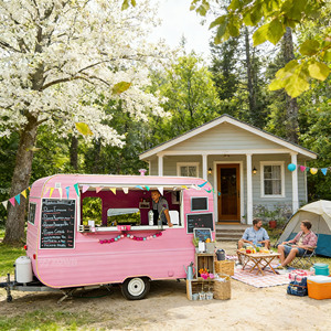 Commercial Mobile Concession Food <b>Trailer</b> Fully Customized Street Vending Food Cart - Product Image 1