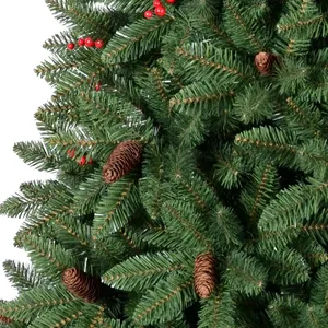 <b>Artificial</b> Pvc Fireproof Red Berry Christmas <b>Tree</b> Plastic Pencil Christmas <b>Tree</b> Home Decoration Slim Green Christmas <b>Tree</b> - Product Image 6