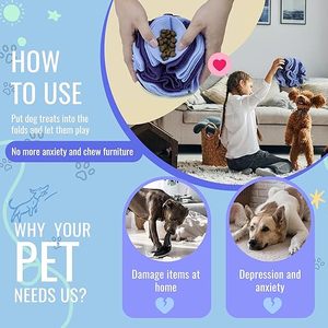 Jouet interactif pour chiens, balle à renifler arc-en-ciel, puzzle, couleurs vives, utilisation en intérieur, lavable en machine, mangeoire lente, 15 cm - Product Image 5