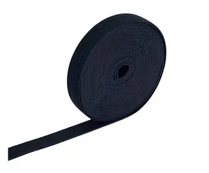 premium polyester material moderate flexibility Elastic webbing Black Elastic Band Elastic webbing