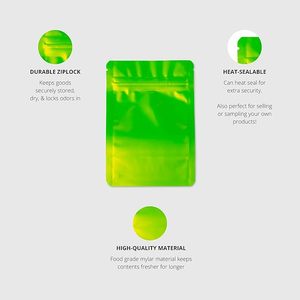 Túi Mylar với bằng chứng mùi kết thúc mờ, túi nhôm lưu trữ thực phẩm | đứng lên, có thể khóa lại, túi có thể bịt kín chân không - Product Image 5