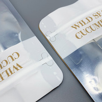 Sacs d'emballage en plastique à fond plat personnalisés Haodong, avec fermeture à glissière thermoscellable, pochette OEM pour aliments et café avec fenêtre