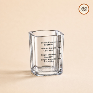 OEM ODM 60ml Espresso-Messbecher Quadratisch Graduierter Kaffee-Messbecher für Barista und Café - Product Image 1