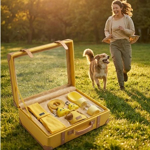 Conjunto de Arnês Ajustável Anti-Puxão para Animais de Estimação com Fivela de Metal e Guia para Cães e Gatos, para Passeio, Treinamento e Atividades ao Ar Livre - Product Image 5