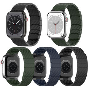 Bracelet magnétique en fibre de carbone Win-Win pour <span class=keywords><strong>Apple</strong></span> IWatch, bracelet de remplacement pour montre intelligente - Product Image 2