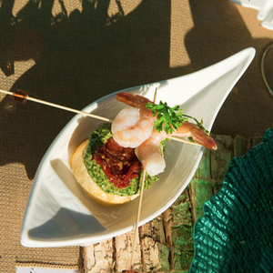 High Quality Boat Shape Ceramic <strong>Side</strong> <strong>Plate</strong> Dinner <strong>Plate</strong> - Product Image 1