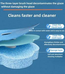 Cepillo de Inodoro Desechable Ecológico Personalizado al por Mayor con Mango de Plástico de Microfibra, Diseño Colgante de Pared, OEM ODM - Product Image 2