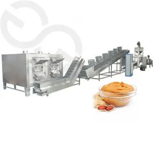 Industrial Small Scale Coconut Shea Groundnut Paste Almond Butter Production Line Peanut Butter Making Machine