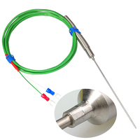 WRNK-161 Dual Pin Interface K-type Armored Thermocouple Temperature Sensor 304 Stainless Steel Probe IP65 OEM Laboratory