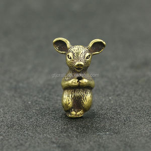 Saf bakır el sanatları 12 çin zodyak tütsü ekleme sıçan öküz kaplan tavşan ejderha yılan at koyun horoz maymun köpek domuz - Product Image 2