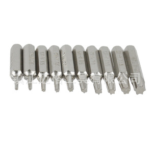 Torx <b>Screwdriver</b> <b>Bits</b> <b>Set</b> 10 Pcs 28mm Length Electroplated Surface Industrial Grade Precision Tool - Product Image 3