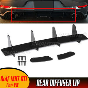 MK7 GTI <b>Car</b> Rear <b>Diffuser</b> Spoiler Lip & Rear Side Splitter <b>for</b> Volkswagen <b>for</b> VW <b>for</b> Golf MK7 GTI Rear Bumper <b>Diffuser</b> Protector - Product Image 1
