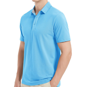 Camisetas polo de hombre a la última moda, camisetas polo de algodón personalizadas baratas para hombre, camisetas polo de tela tejida para hombre - Product Image 2