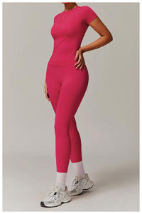 Fabricant de vêtements de <span class=keywords><strong>sport</strong></span>, vêtements d'entraînement, vêtements de <span class=keywords><strong>sport</strong></span>, ensembles 4 pièces de yoga sans couture pour femmes - Product Image 2