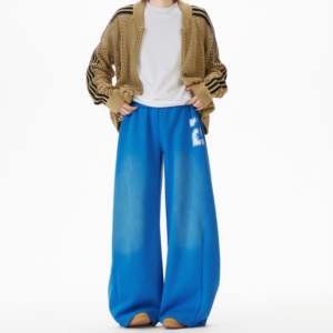 <span class=keywords><strong>Pantaloni</strong></span> <span class=keywords><strong>Cargo</strong></span> da <span class=keywords><strong>Uomo</strong></span> <span class=keywords><strong>con</strong></span> Stampa Vintage Sfumata, <span class=keywords><strong>Vita</strong></span> Elastica <span class=keywords><strong>con</strong></span> Coulisse, Stile Trendy Streetwear Casual - Product Image 6