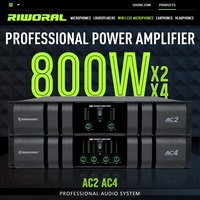 Amplificateur de puissance Hi-Fi AC2 à vente chaude, 2 canaux, 800 W, amplificateur de puissance audio professionnel pour DJ, club, fête