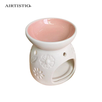 Réchauffeur de diffuseur de fonte de cire de bougie en céramique exquise nouveau brûleur de style pour une expérience esthétique améliorée
