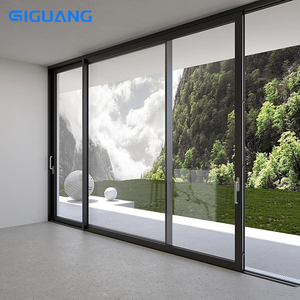 Qiguang nfrc ประตูบานเลื่อนพายุเฮอริเคน, ประตูบานเลื่อนกันลมสำหรับใช้ในครัวเรือนประตูสไลด์อลูมิเนียมเคลือบสองชั้น - Product Image 3
