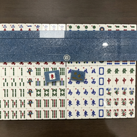 Tuiles de Mahjong en Acrylique Scintillantes Personnalisées en Gros, Blocs de Mahjong Faits Main Étincelants pour Ensemble de Jeu de Mahjong de Luxe