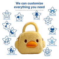 Sac en peluche personnalisé pour enfants Nouveau design Stockage des aliments Grands sacs à lunch mignons pour enfants École Sac à dos mignon canard