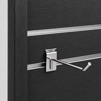 Yincheng Packaging/Yincheng Display & Packaging Panneau rainuré en MDF mélaminé noir 4x8FT, modèle rainuré de précision CNC YC-SWP-4X8-01