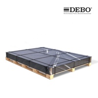 Panneau en silicate de sodium ignifuge de classe A de 5 mm, modèle DEBO FireX pour panneau mural, échantillon A4, garantie de 5 ans