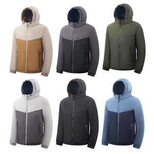 Veste imperméable durable pour garçons, style décontracté, automne-hiver, fermeture éclair intégrale, veste de camping avec capuche L3017 - Product Image 2