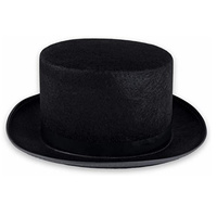Costume de majordome de magicien noir, chapeau de scène professionnel, chapeau de fête noir pour fête, fournitures de Performance, offre spéciale