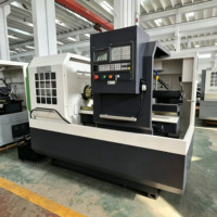 Torno CNC Horizontal Automático de Alta Precisión CK6140, Centro de Torneado de Bancada Plana con 400 mm de Recorrido sobre la Bancada para Piezas de Metalurgia