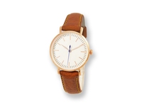 Créez votre propre montre de luxe minimaliste unisexe avec bracelet en acier inoxydable et en cuir, cadran en verre de 20 mm